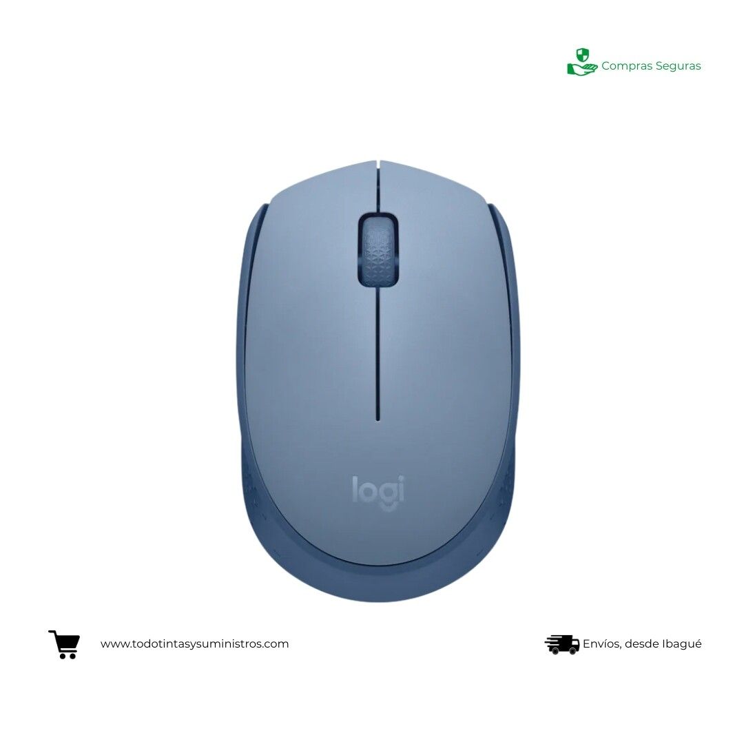 Mouse inalámbrico LOGITECH M170 Azul