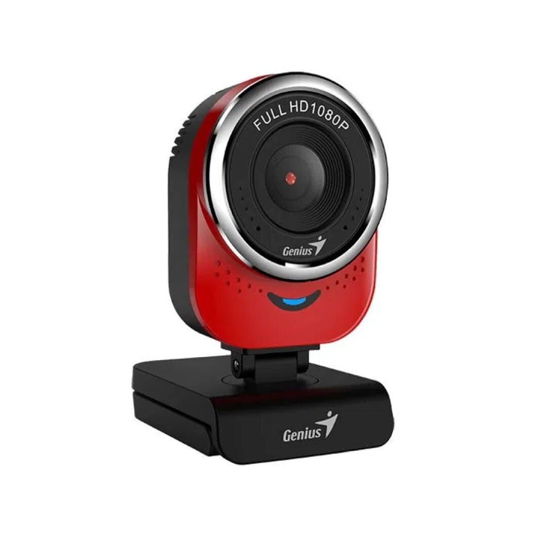 Camara Web Genius QCam 6000 Roja Full HD 1800p 3