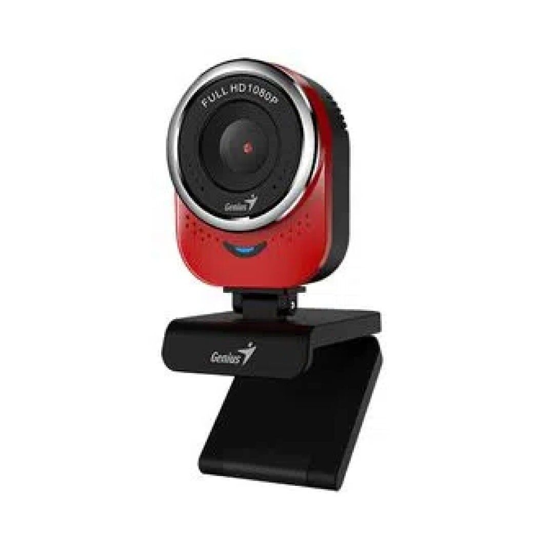 Camara Web Genius QCam 6000 Roja Full HD 1800p 2