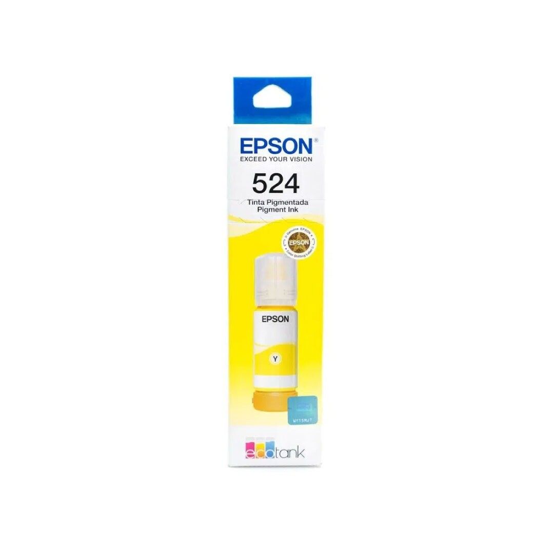 Botella de tinta Epson T524 Original Amarillo 3