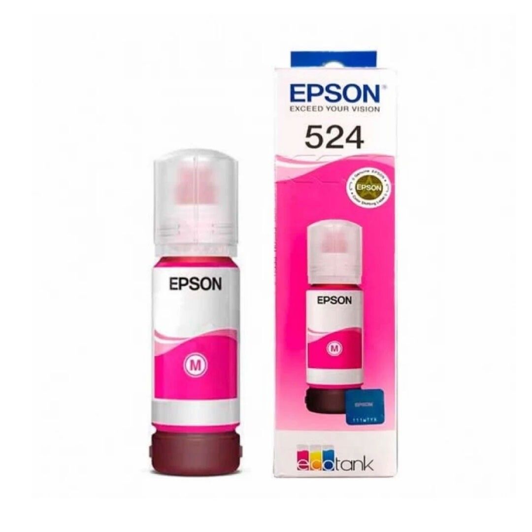 Botella de tinta Epson T524 Original Magenta 3
