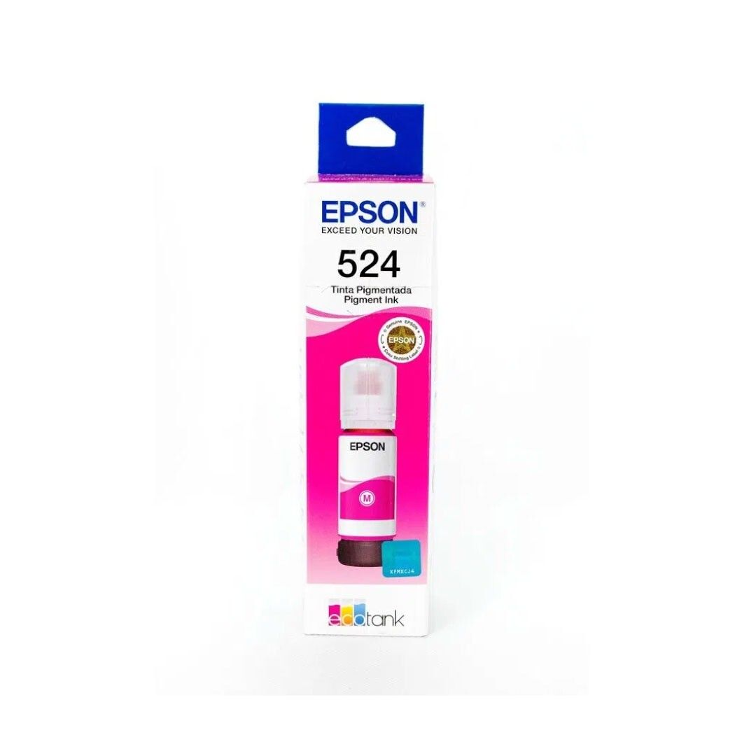 Botella de tinta Epson T524 Original Magenta 2