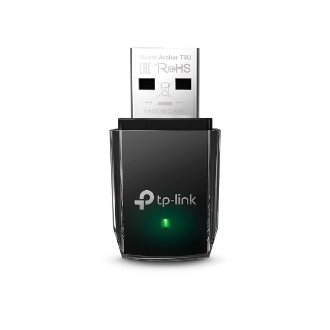 Adaptador inalámbrico de red TP LINK Archer T3U MU-MIMO AC1300 2