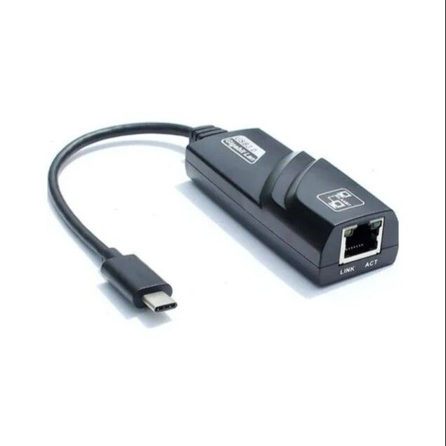 Convertidor de  USB tipo C a RJ45 10/100/1000