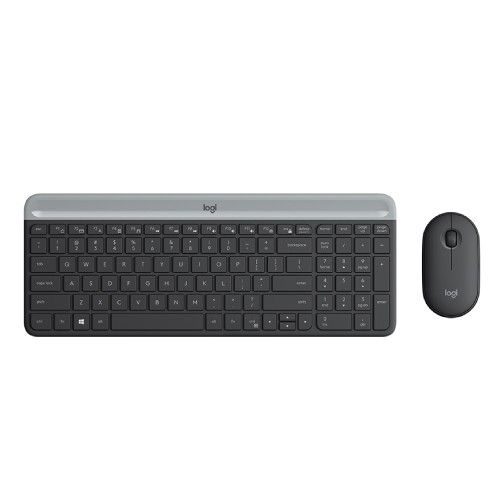 Combo LOGITECH MK470 Teclado y mouse inalámbricos Negro
