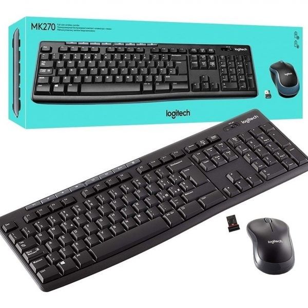 Combo LOGITECH MK270 Teclado y mouse  inalámbircos