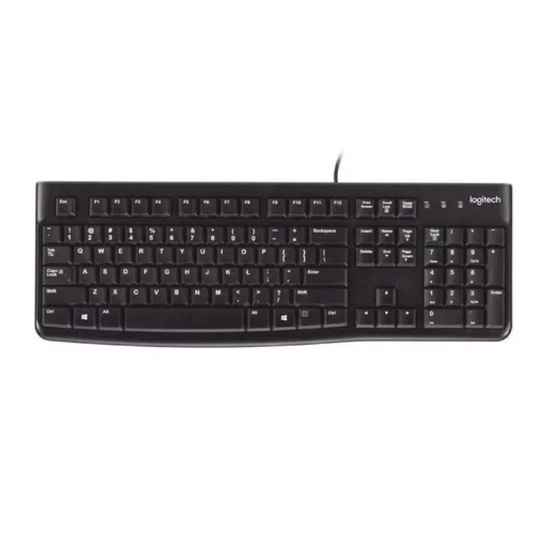 Teclado LOGITECH K120 Alambríco USB