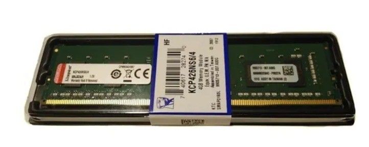 Memoria RAM 4Gb DDR4 KINGSTON PC 2666 MHz