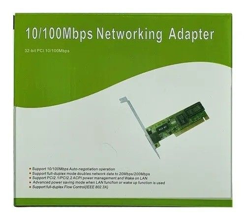 Tarjeta PCI a RED  10/100 Mbps