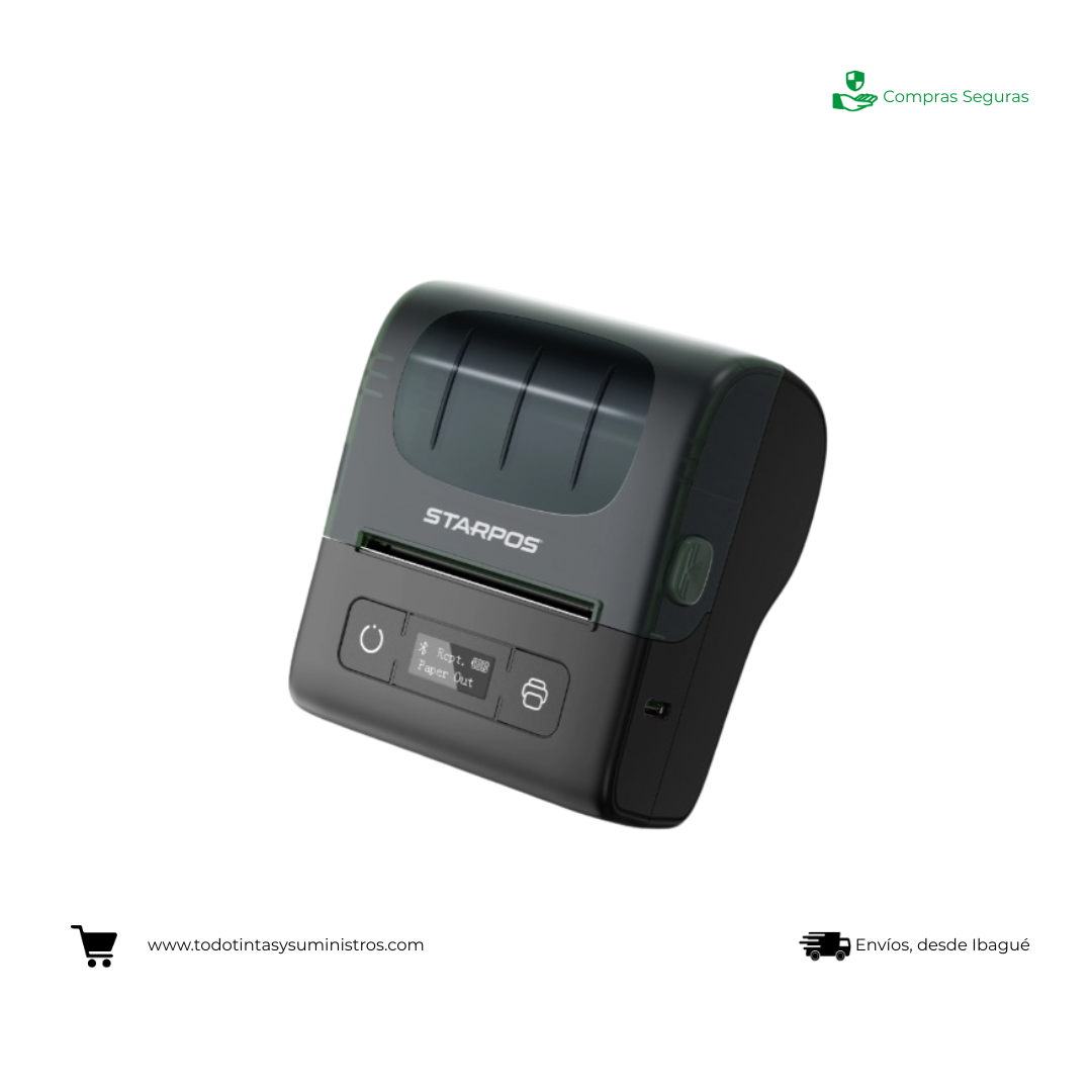 Impresora Térmica Portátil StarPOS A200 USB + Bluetooth 2