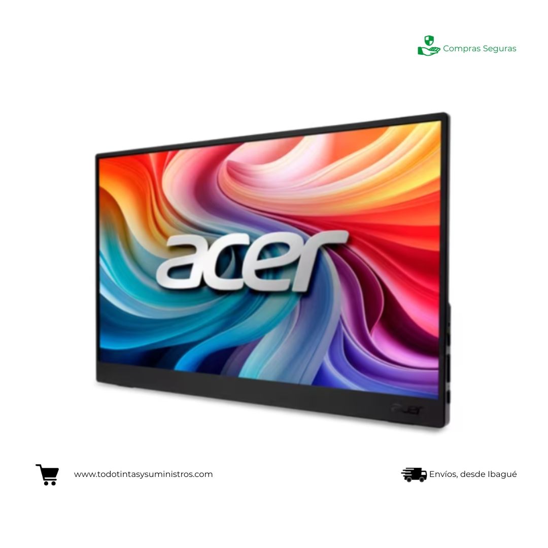 Monitor portátil Acer PM161Q Jsmiuux de 15.6" Full HD IPS, Silver 2