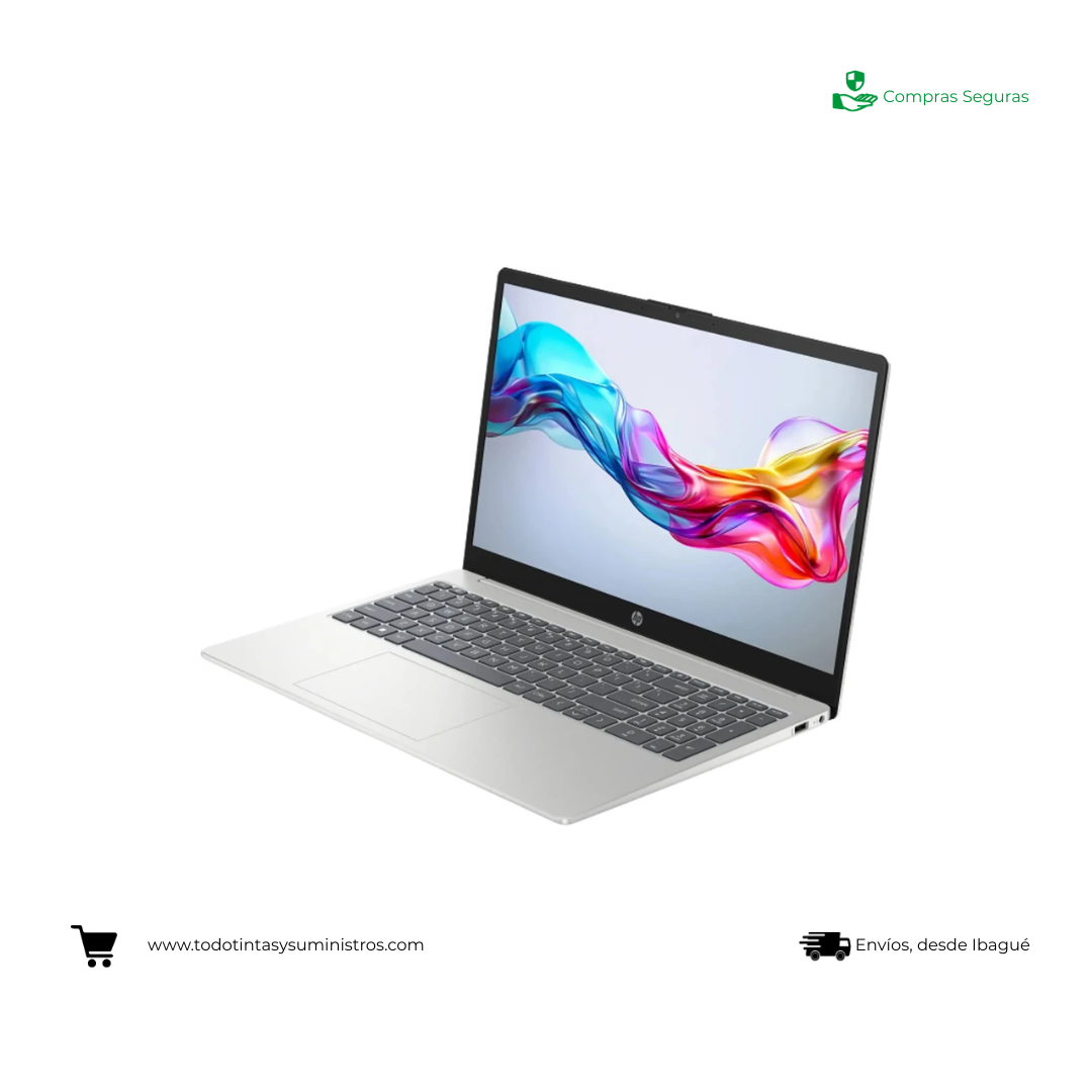 Portátil HP 15 Fc0354la Ryzen 5 7530U Ram 8GB Ssd 512GB 15.6" 2