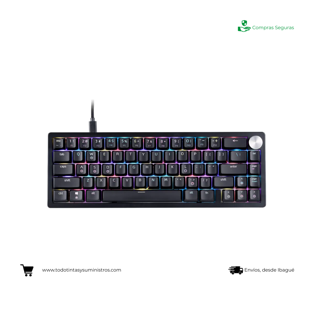 Teclado Gamer XPG Sorcerer Negro Mini