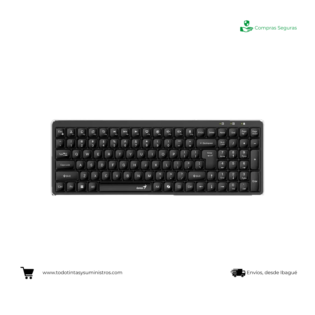 Teclado Genius LuxeMate 120 Copilot