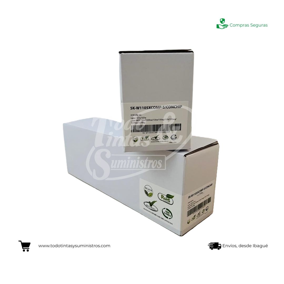 Tóner genérico componente w1500x con chip