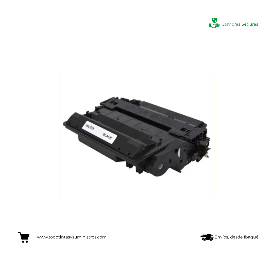 Tóner Premium Compatible HP CE255X Negro